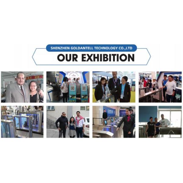 CE Approved Fast Swing Barrier Gate with RFID QR Code Reader