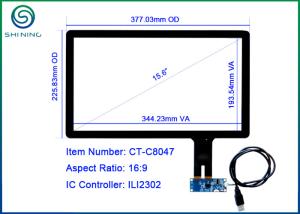 15.6 POS Computer Touch Screen With Cover Lens + Sensor ILI2302 IC