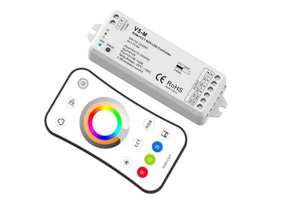 5 Channel Touch Screen LED RGB Strip RF Controller , LED Strip Lights WIFI