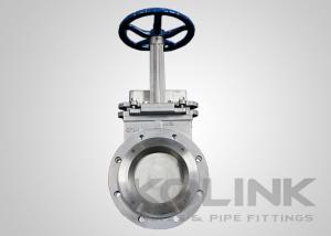 Wholesale Flanged Knife Gate Valve with SS Deflection Cone 2-48 Inch from china suppliers