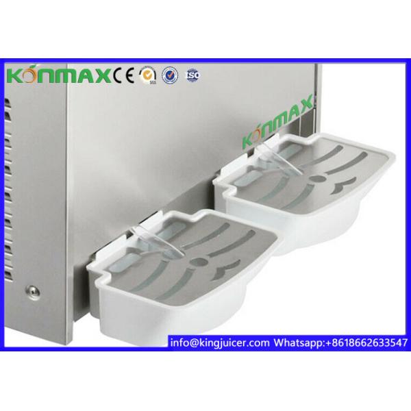 220V 15L Commercial Slush Machine Two Bowls Slushy Makers For Frozen Drink