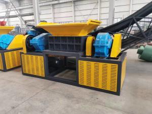 China Heavy Duty Double Shaft Scrap Metal Shredders Paper Shredder Tire Shredders Machine For Waste Processing And Recycling on sale