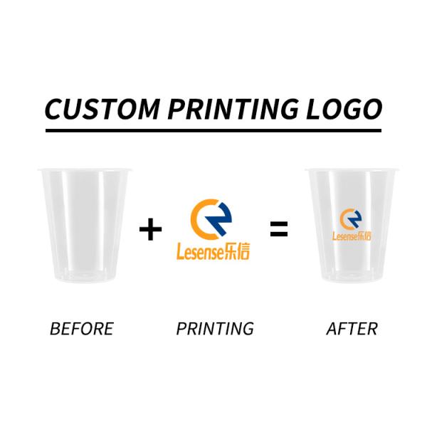 12oz 16oz 32oz Thick Plastic pp Injection Cup Transparent Custom Smoothie Milk Tea Boba Cups