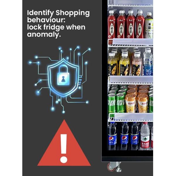 AI Vending Machine Kit for Fridge Conversion with Card Reader