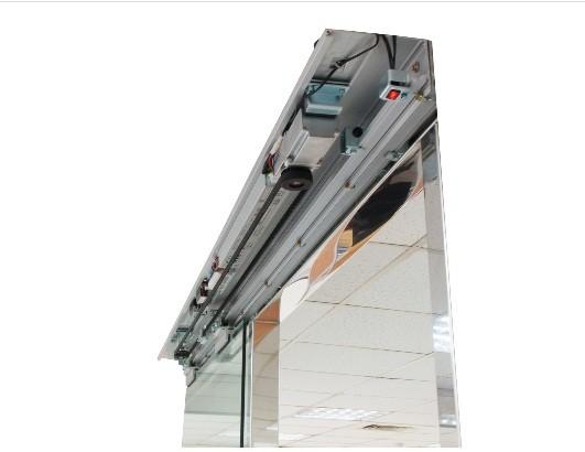 Quality LED display Controller Shopping center Automatic Sliding Door , 150mm depth track for sale