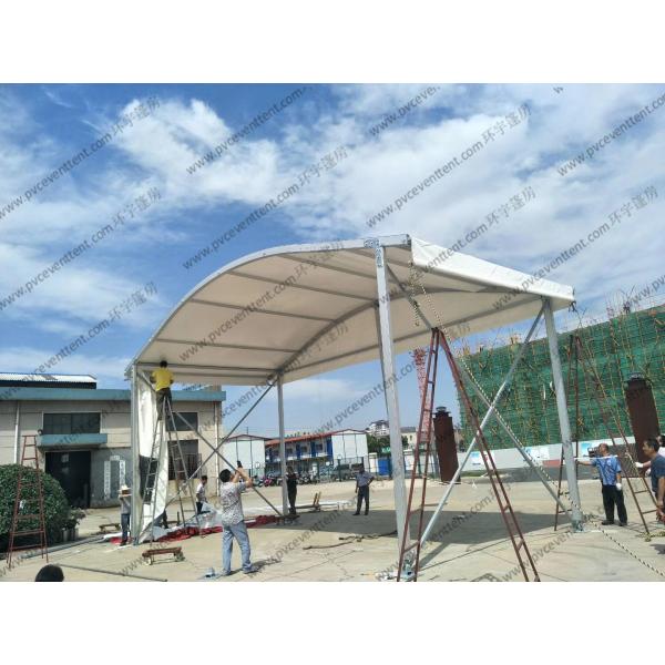 12 To 15m Width Clear Span Archy Storage Tent Aluminum Structure With ABS Wall System