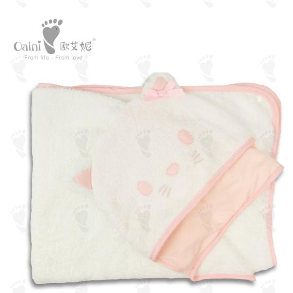 Child Kids Newborn Infant Coat Cat Style Girl Infant Soft Coat 67 X 105cm