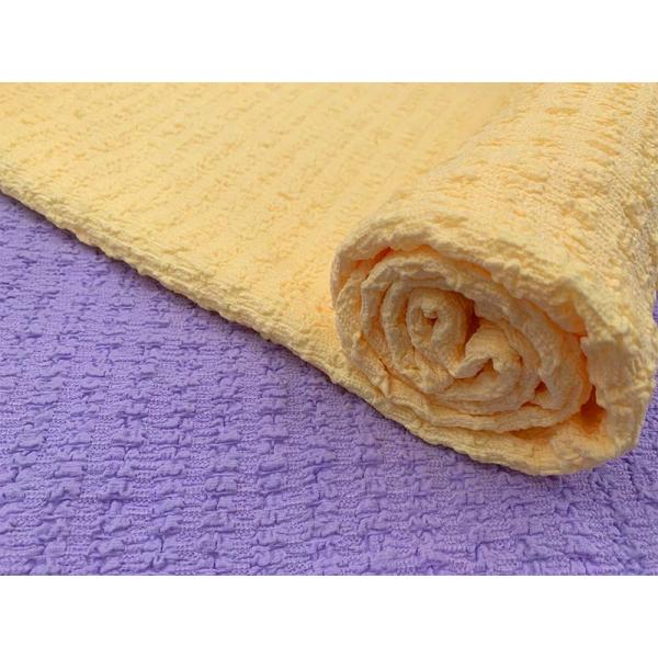 Breathable Spandex Polyester Knit Crinkle Bubble Fabric Jersey