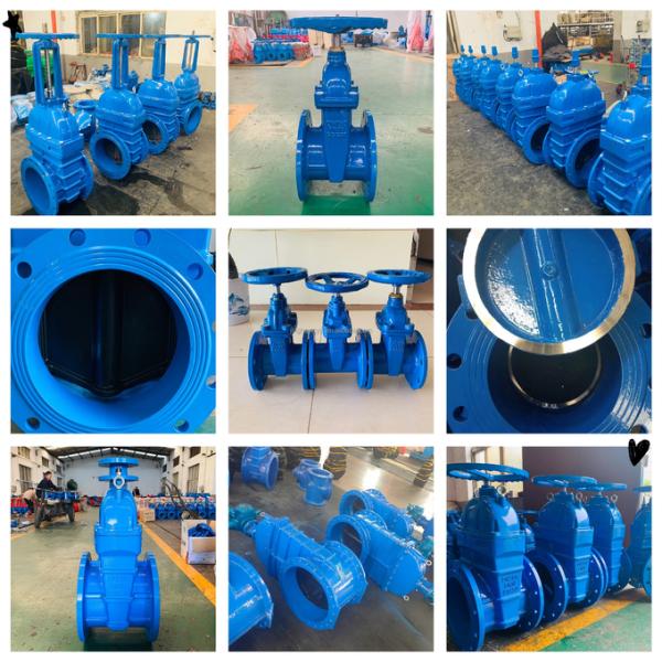 Standard DIN Gate Valve Worm Gear Dn100 Pn16 Gate Valve Customized