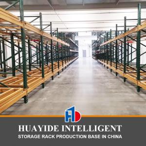 China B22 Push Back Racking Warehouse Storage Push Back Pallet Rack Heavy Duty Rack on sale