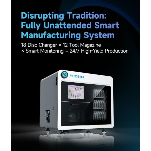 Yucera Dental 9Pro 5-Axis Milling Machine with 18-Disc Auto Changer