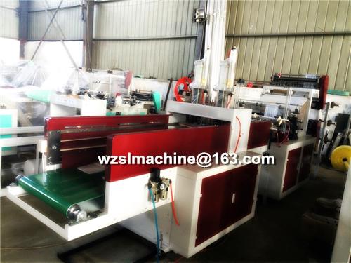 Quality High Speed Double Servo Motors shopping bag making machine With PLC control for sale