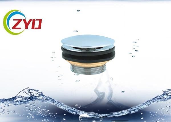 Quality Stainless Steel Sink Drain Pipe Bath Pop Up Drain Pipe Without Overflow Hole for sale