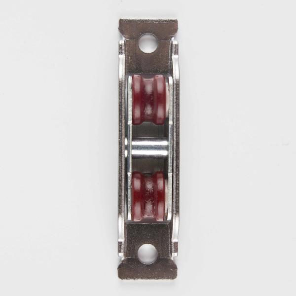 Hotel Villa Apartment Office Building 65mm Nylon Wheel UPVC Double Sliding Window Roller