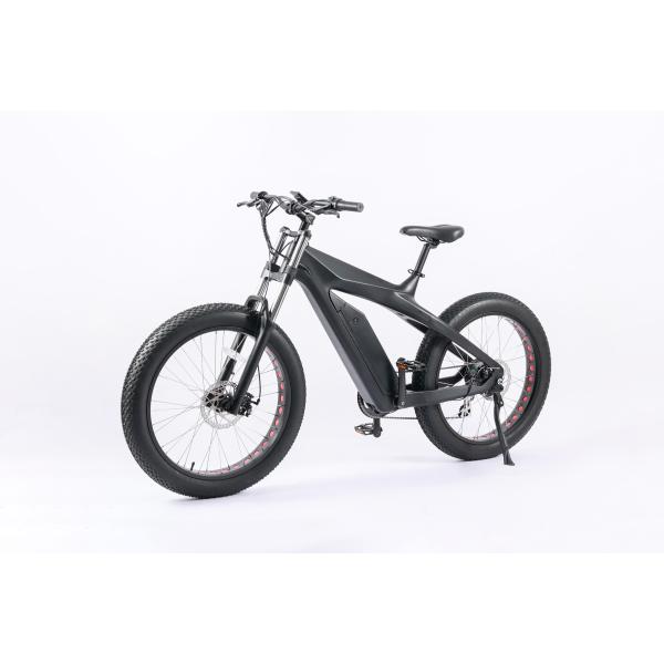 48v 750w Carbon Fiber Enduro Ebike with Aluminium Alloy Suspension Fork and Performance