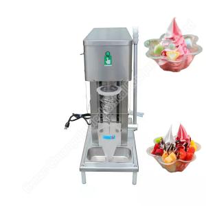 China Fruit Nuts Ice Cream Mixing Machine 220v/110v Ice Cream Swirl Machine Swirl Fruit Ice Cream Machine on sale