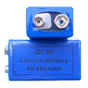 Wholesale CR9V 800mAh LiMnO2 Lithium Battery Power Type 400mA Max Pulse Current from china suppliers