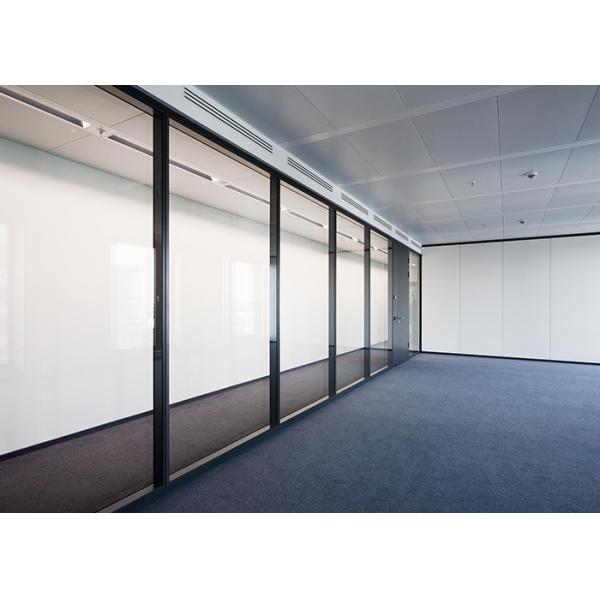 108 Series Glass partition Wall System Soundproof Wall Partiton Wiht Aluminum Frame