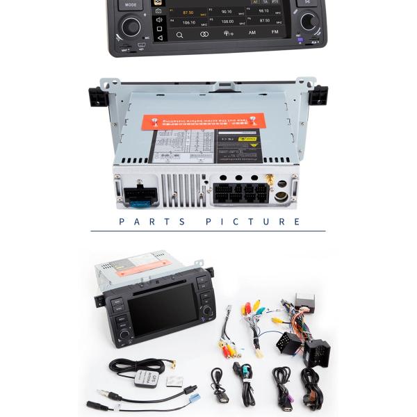 Android 8.1 PX6 BMW GPS DVD Player With AM FM MP4 MP3 Audio Player