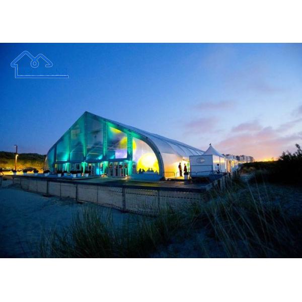 Outdoor Custom Aluminum Clear Roof Curved Party Tent For Wedding Or Party,Advertising,Different Events Etc