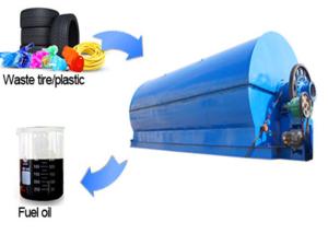 China 50ton 80ton New Fully Continuous Waste Tire Pyrolysis Plant Production Line for Making Fuel Oil on sale