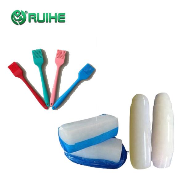 LFGB Compression Process Translucent Food Grade HTV Silicone Brush