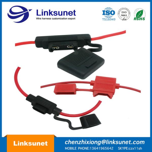 Automotive 35A 12V / 24V / 36V Maxi Fuse Box Wiring Harness UL1015 - 16AWG OD 3.0MM