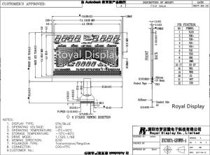 Wholesale Stn Cog Graphic LCD Display FPC Negative 7 Segment FSTN FFC For Treadmill from china suppliers