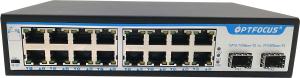 China Security Camera CCTV IP Camera 16 Port Gigabit Poe Switch Managed Ethernet Network Switch on sale