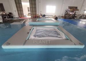 Anti Jellyfish Yacht Inflatable Floating Ocean Pool With Net