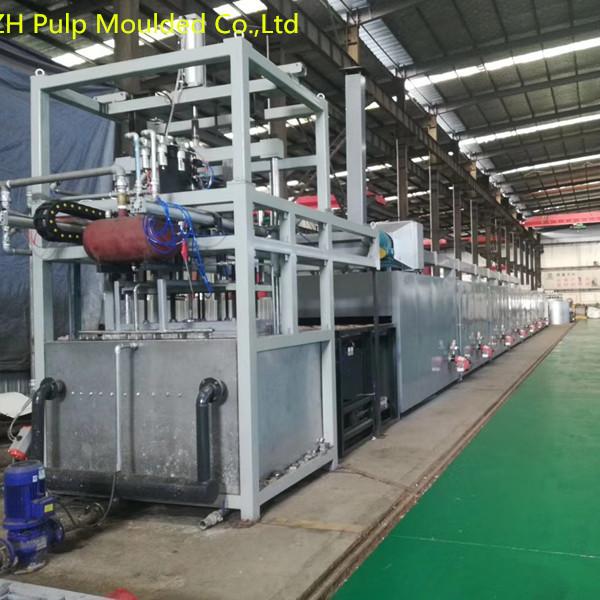 Quality Rotary   Egg Box Forming Machine 300KW Paper Moulding Pressure Vessel Control for sale
