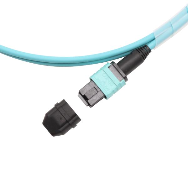Multimode 3.0mm MPO MTP Patch Cord 10 gigabit fiber cable Customized Lengths