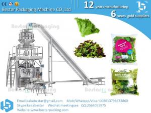 China Fresh vegetable leaf salad garden salad packing machine on sale
