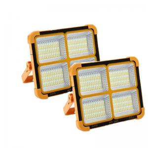 China 300w and 500w All in one Solar Emergency floodlight with SOS signal Lighting For family back up power on sale