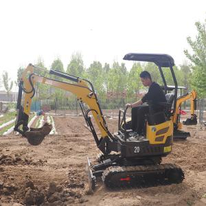 Wholesale Hydraulic Mini Garden Digger , Diesel Mini Excavator Supplier from china suppliers