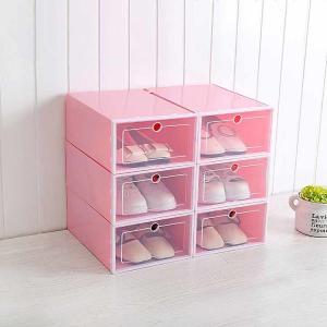 Odorless Detachable Household Shoe Box Square PP Plastic Multiscene Use Practical