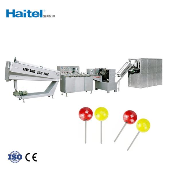 250kg/H Lollipop Candy Making Machine 304 Stainless Steel Lollipop Production Line