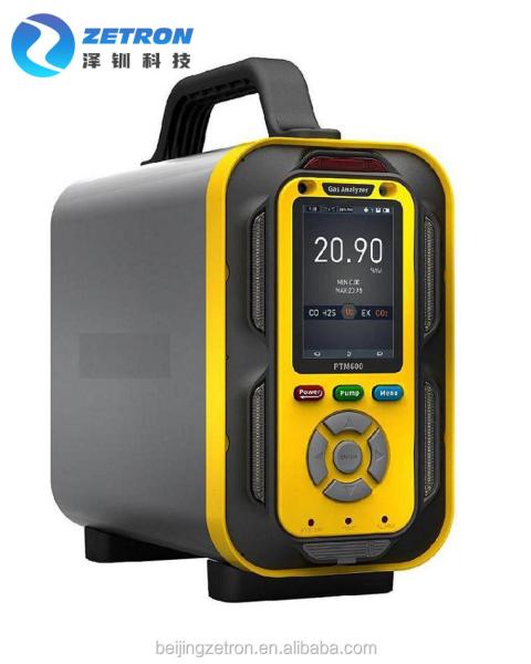 Quality Six In One Portable Biogas Analyzer for Gas Station Built in mini printer for sale