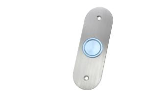 Piezoelectric Normally Open Push Button Door Release With Scratchproof Laser Printing