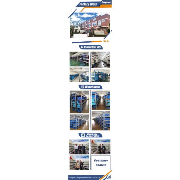 M2N Unbalanced 50mm Elastomer Bellows Mechanical Seal Single Spring SS304
