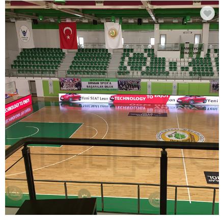 Quality Sport Live Stadium Perimeter LED Display High Brightness / Large LED Display Board for sale