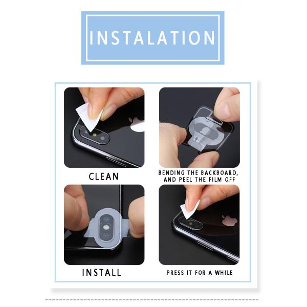 Ultra Thin HD Bubble-Free Anti-Scratch Fingerprint Tempered Glass Camera Lens Protector for Google pixel 4 XL 3A XL