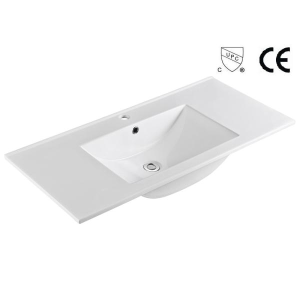 Quality Large American Standard Rectangular Drop In Vanity Sinks Bathroom 900mm for sale