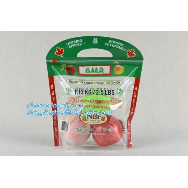 resealable stand up pouch slider zipper fresh fruit/vegetable protection