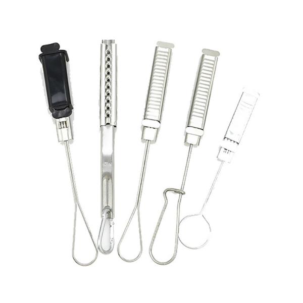 Quality Stainless Steel Drop Wire Clamp Support Telephone Drop Wire At Span Clamps for sale