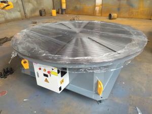 Wholesale Flange Plate Floor Turning Table Stepless Frequency Adjustment Welding Rotary Table With Round Table Standing 15 Tons from china suppliers
