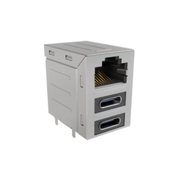 Quality RJE36188320CH Connectors RJE36 Series Combinational Connector 8POS Modular Connector for sale