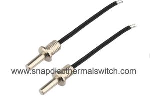 Copper Round Ntc Temperature Sensor Flange Probe 100kohm 3950k 1% For Sterilizer