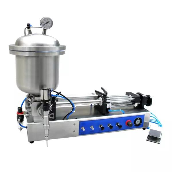 Semi Automatic Paste Cosmetic Liquid Filling Machine For 10-250ML Bottle
