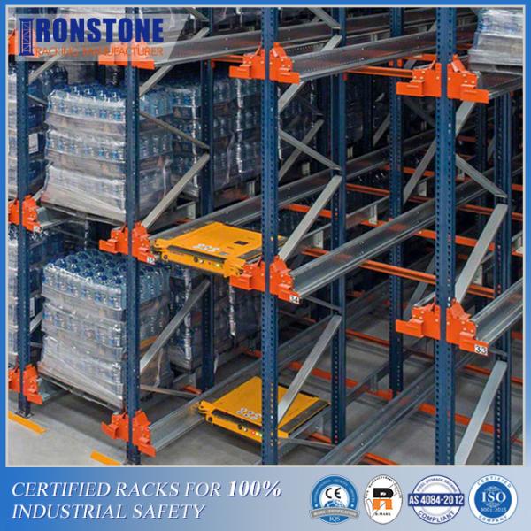 Quality Easily Reconfigured Radio Shuttle Racking System for Intensive Storage With Lower Accident Risk for sale